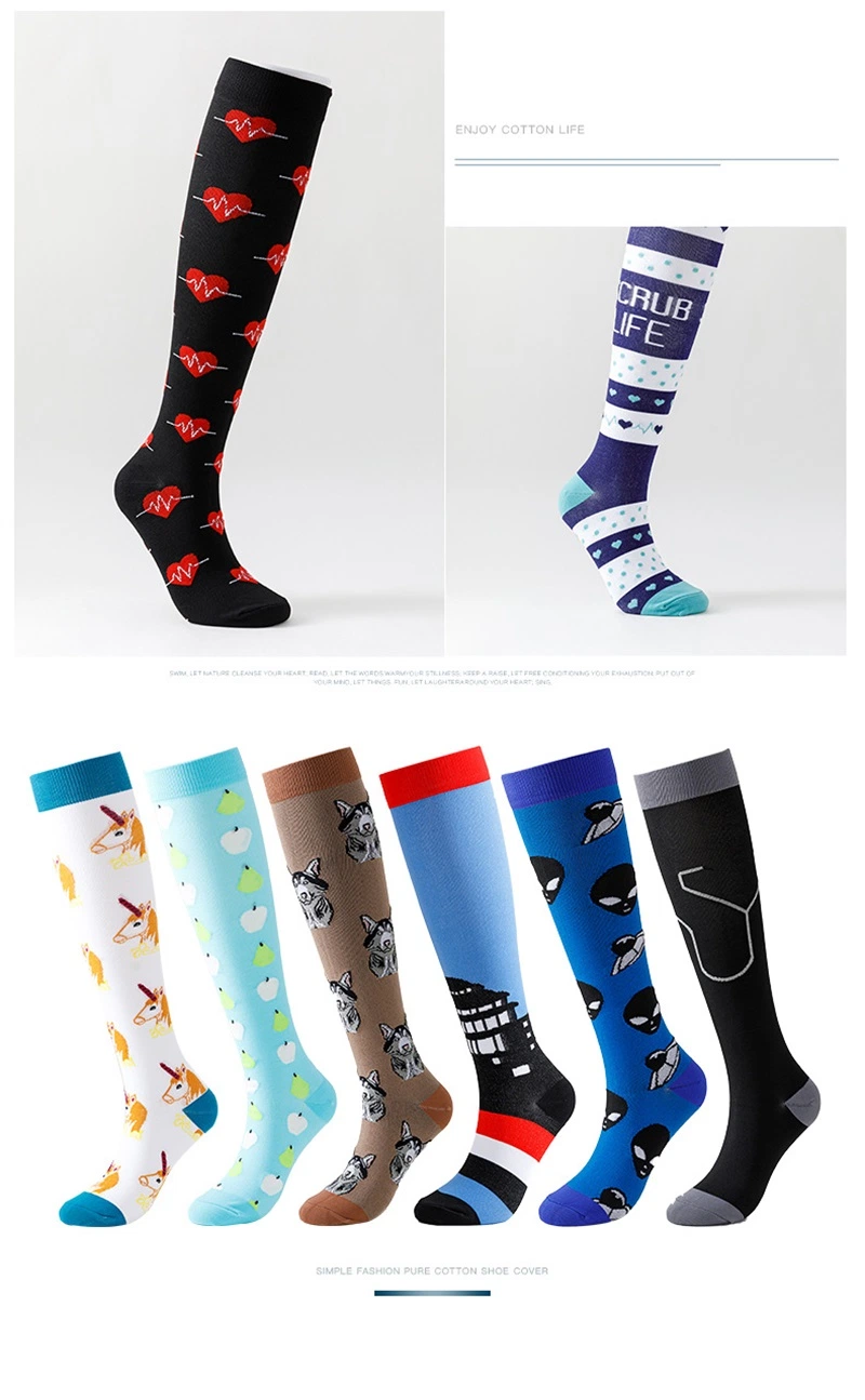 Designer Football Pilates Cotton Compression Socks &amp; Hosiery Womens Grip Custom Sports Mens Socks Unisex