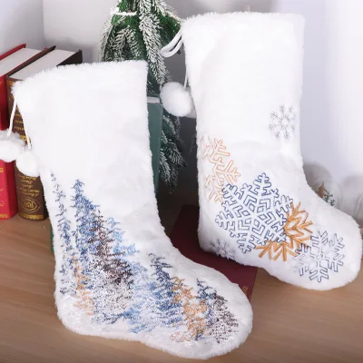 Christmas Tree Holiday Children′s Snowflake Gift Socks